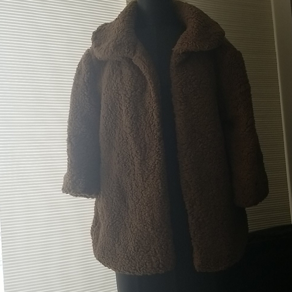 Sherpa Open Coat - Picture 1 of 9